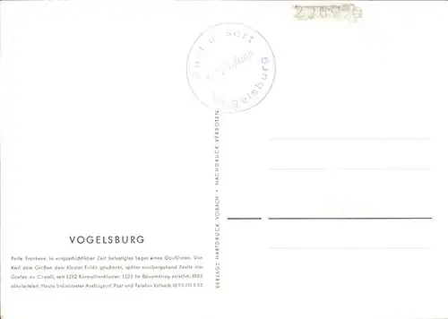Vogelsburg Volkach Topo Karte Kat. Volkach
