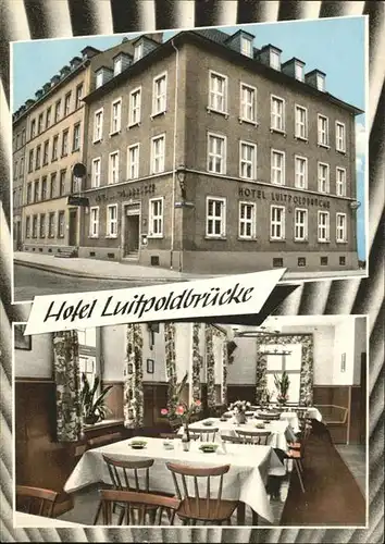 Wuerzburg Hotel Luitpoldbruecke Kat. Wuerzburg