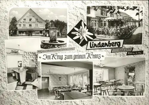 Lindenberg Allgaeu Krug zum gruenen Kranz Kat. Lindenberg i.Allgaeu