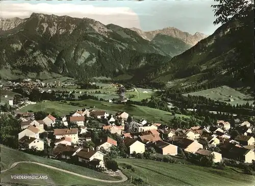 Vorderhindelang Gesamtansicht Kat. Bad Hindelang