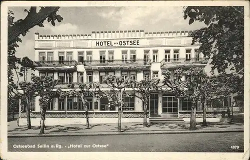 Sellin Ruegen Hotel zur Ostsee Kat. Sellin Ostseebad