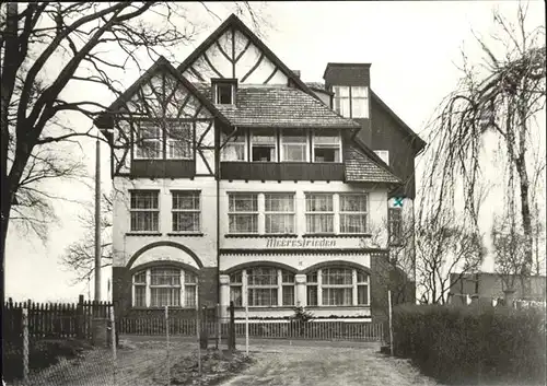 Heringsdorf Ostseebad Haus Meeresfrieden Kat. Heringsdorf