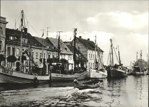 Ueckermuende Am Hafen Kat. Ueckermuende