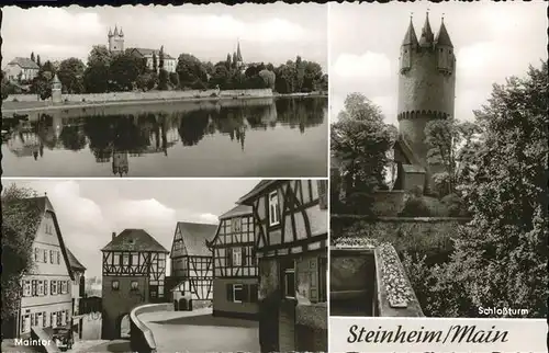 Steinheim Main Maintor Schlossturm Kat. Hanau
