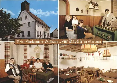 Marborn Glockenwirt Gasthaus Zur Kapelle Kat. Steinau an der Strasse