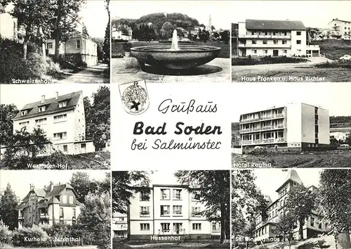 Bad Soden-Salmuenster Hotel Regina Westfalenhof Hessenhof Kat. Bad Soden-Salmuenster