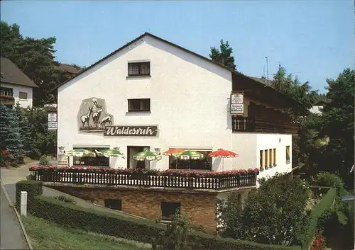 Bad Soden-Salmuenster Pension Cafe Restaurant Waldesruh Kat. Bad Soden-Salmuenster