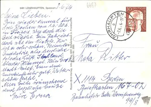 Lohrhaupten 1000 Jaehrige Spessart-Eichen / Floersbachtal /Main-Kinzig-Kreis LKR