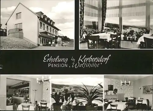 Kerbersdorf Pension Wolfshoehe Kat. Bad Soden-Salmuenster