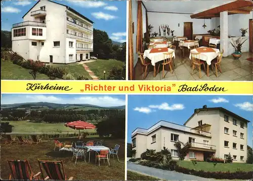 Bad Soden-Salmuenster Haus Richter Haus Viktoria Kat. Bad Soden-Salmuenster