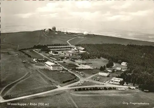 pw00995 Wasserkuppe Rhoen Flugaufnahme Gasthof Zur Fuldaquelle Kategorie. Poppenhausen (Wasserkuppe) Alte Ansichtskarten