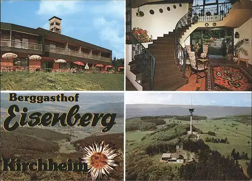 Kirchheim Hessen Distel Berggasthof Eisenberg Kat. Kirchheim