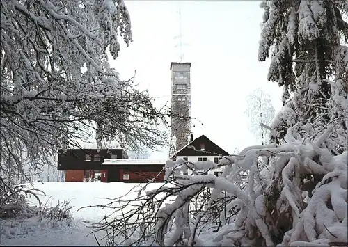 Kirchheim Hessen Winter Berggasthof Eisenberg Kat. Kirchheim