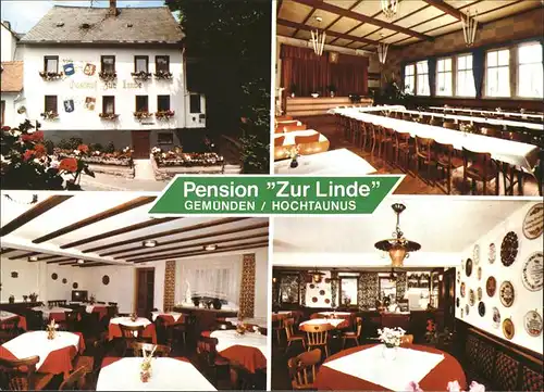 Gemuenden Pension Zur Linde Kat. Gemuenden a.Main