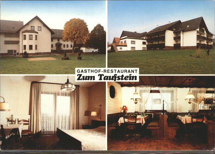 Kalbach Rhoen Restauarnt Pension Fam. Aland Zum Taufstein Kat ... Kalbach Rhoen Restauarnt Pension Fam. Aland Zum Taufstein Kat ...