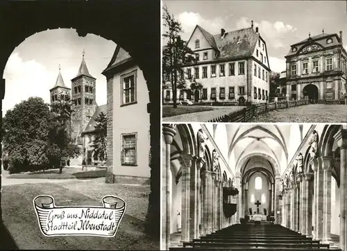 Niddatal Ilbenstadt Kirche Innen Altar Kat. Niddatal