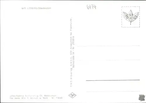 Lissberg Flugaufnahme Kat. Ortenberg