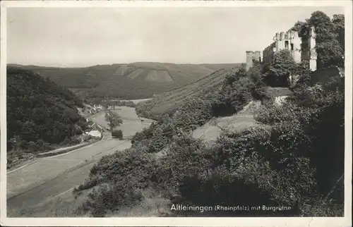 Altleiningen Burgruine Kat. Altleiningen