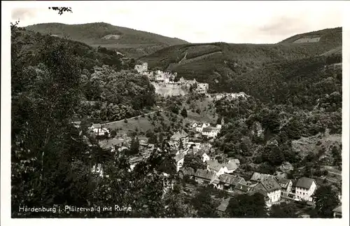 Hardenburg Pfaelzerwald Ruine Kat. Bad Duerkheim