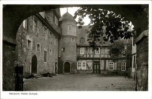 Herborn Hessen Hohe Schule Kat. Herborn