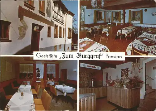 Neuleiningen Zum Burggraf Gaststaette Pension Kat. Neuleiningen