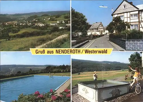 Nenderoth Dillkreis Westerwald Freibad Kat. Greifenstein