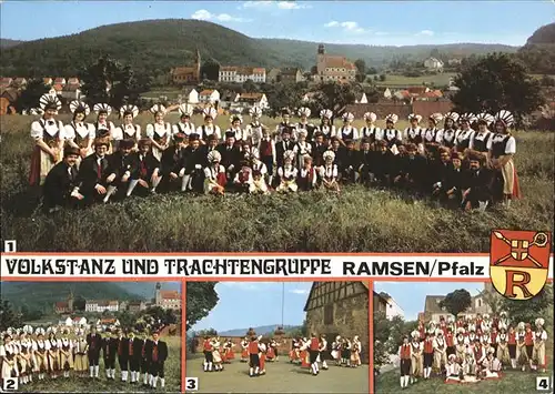 Ramsen Pfalz Trachtengruppe Stadtwappen Jugendgruppe Kat. Ramsen