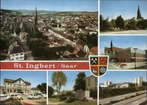 St Ingbert Saar Stadtwappen Kat. Sankt Ingbert