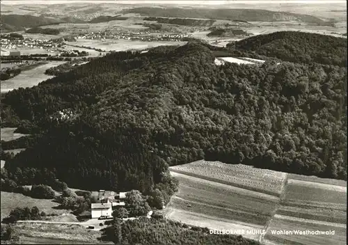 Wahlen Odenwald Dellborner Muehle Flugaufnahme Kat. Grasellenbach