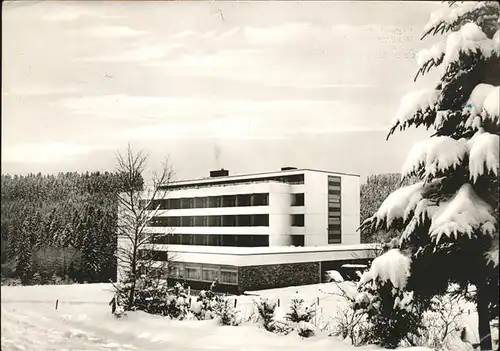 Weiskirchen Saar Hochwald Sanatorium Winter Kat. Weiskirchen Saar