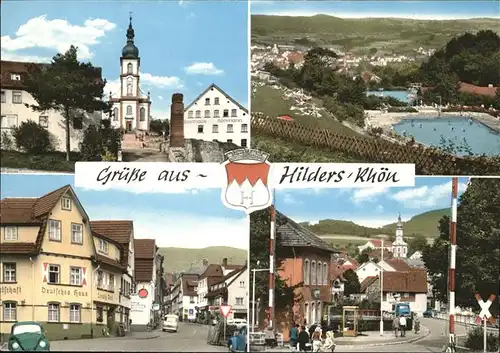 Hilders Wappen Freibad Kat. Hilders