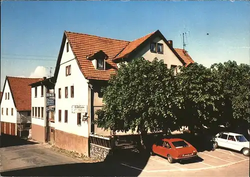 Wuestensachsen Gasthaus Pension Zum Adler Kat. Ehrenberg (Rhoen)