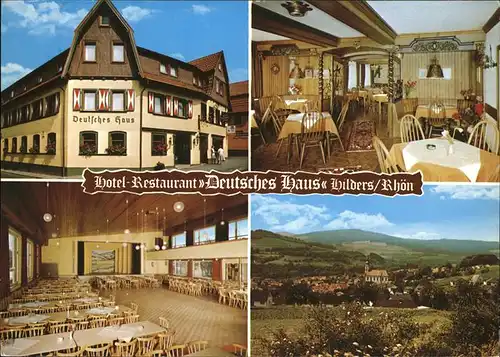 Hilders Hotel Restaurant Deutsches Haus Kat. Hilders