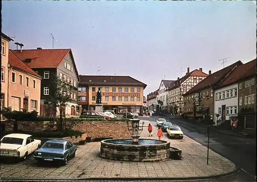 Tann Rhoen Naturpark Brunnen Stadt Kat. Tann (Rhoen)