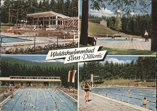 Sinn Hessen Waldschwimmbad Kat. Sinn