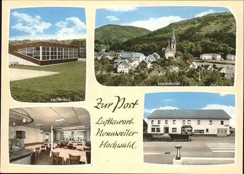 Nonnweiler Hotel Restaurant Pension Zur Post Kat. Nonnweiler