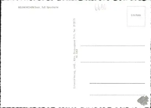 Neunkirchen Saar TuS Sporthalle Kat. Neunkirchen