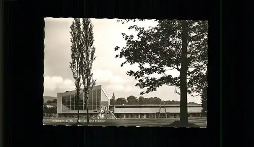 Ingelheim Rhein Hallen Freibad / Ingelheim am Rhein /Mainz-Bingen LKR