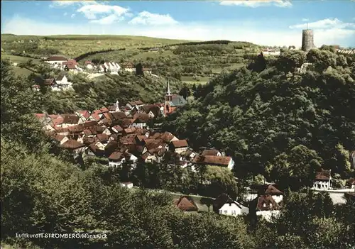 Stromberg Hunsrueck Totalansicht Burg Kat. Stromberg