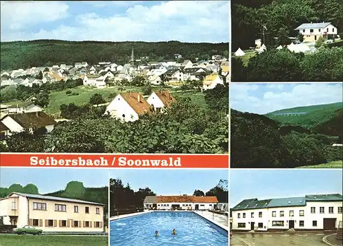 Seibersbach Schwimmbad Wald Kat. Seibersbach