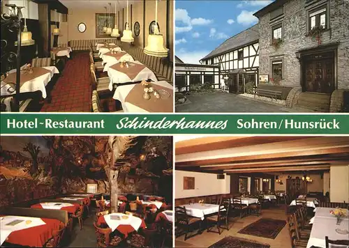 Sohren Restaurant Schinderhannes Kat. Sohren