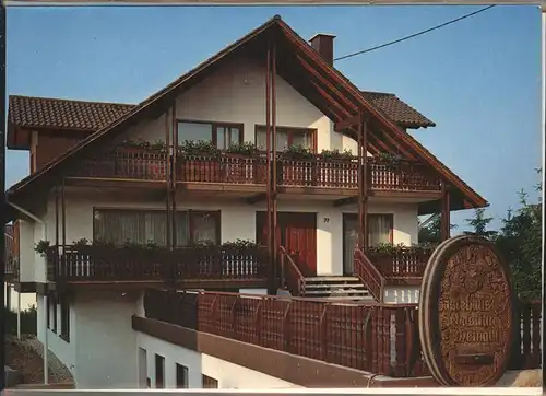 Kirrweiler Pfalz Gasthaus Sebastian  Kat. Kirrweiler (Pfalz)