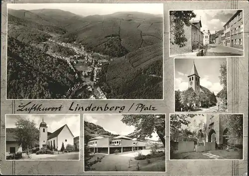 Lindenberg Pfalz Kirche Luftaufnahme Kat. Lindenberg