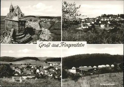 Tringenstein Burg Ferien Zeltlager Kat. Siegbach