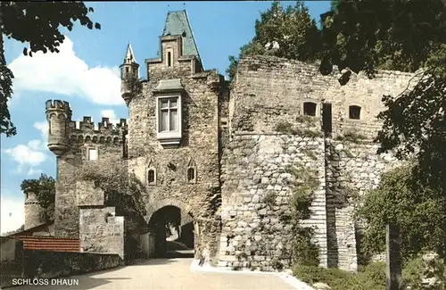 Dhaun Schloss Dhaun Kat. Hochstetten-Dhaun