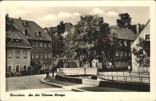 Hainichen Sachsen An der Kleinen Striegis Kat. Hainichen Sachsen