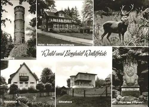Waldfriede Bad Sobernheim Berghotel Waldfriede Alteburg / Bad Sobernheim /Bad Kreuznach LKR