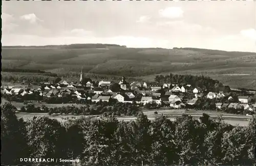 Doerrebach Hunsrueck Gesamtansicht Kat. Doerrebach