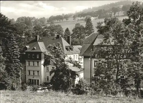 Baerenstein Annaberg-Buchholz Erholungsheim des VEB Chemische Werke Buna Kat. Baerenstein