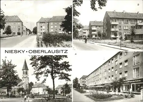 Niesky Strasse der Befreiung Zinkendorfplatz AWg Siedlung Kat. Niesky